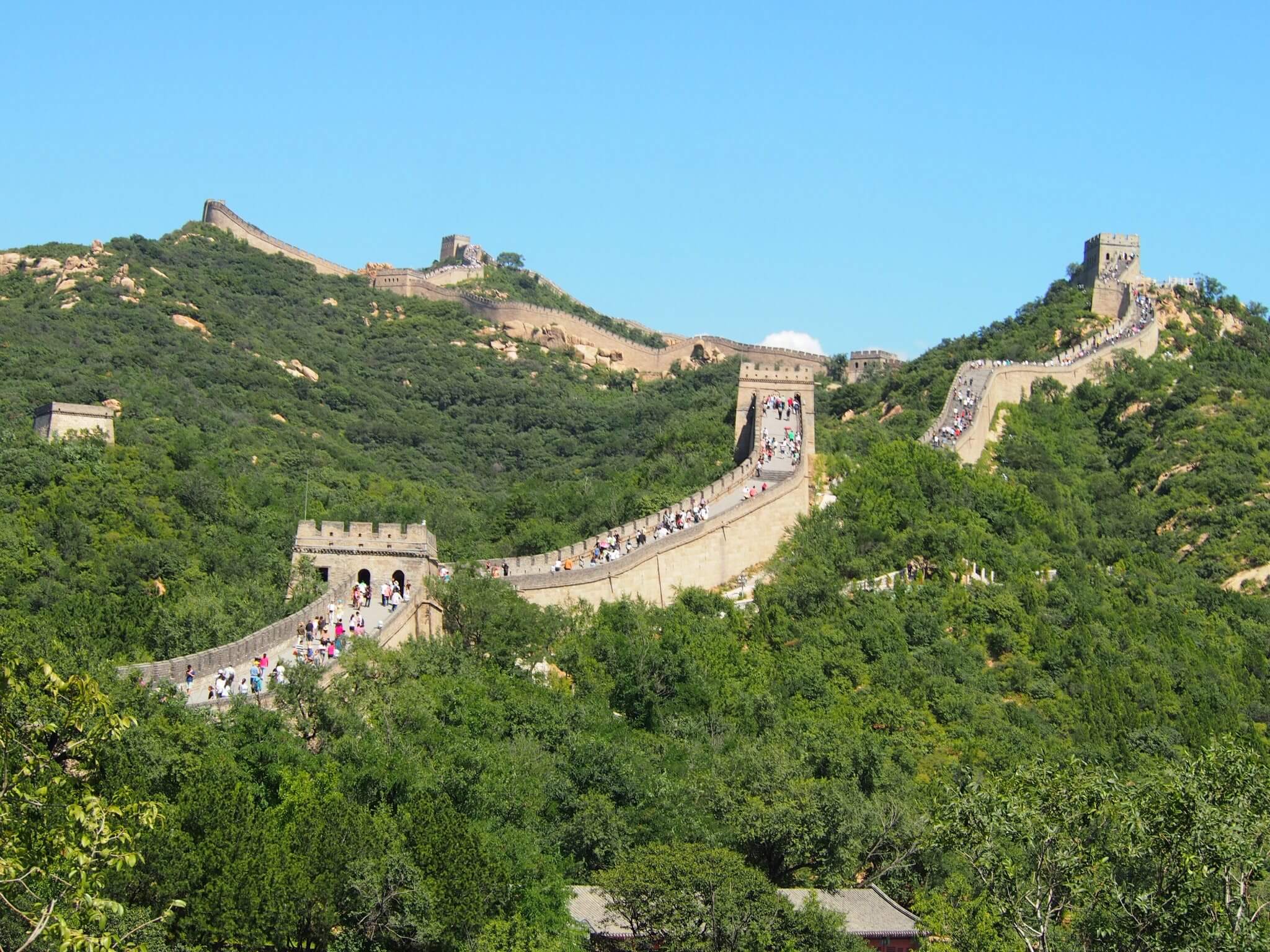 北京に来たら名物 万里の長城 へ 旅ルンルン