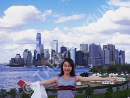 ガバナーズ島とマンハッタンの写真